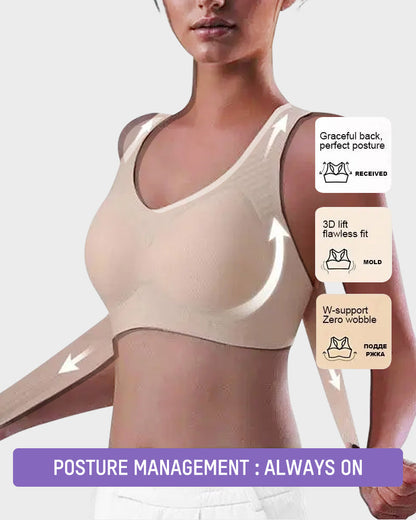 Everyday Comfort Front-Closure Cross-Back Posture Bra