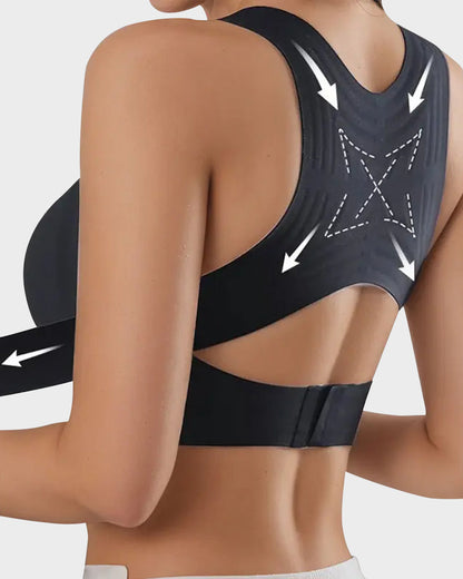 Everyday Comfort Front-Closure Cross-Back Posture Bra