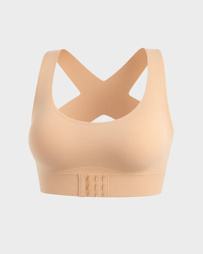 Everyday Comfort Front-Closure Cross-Back Posture Bra