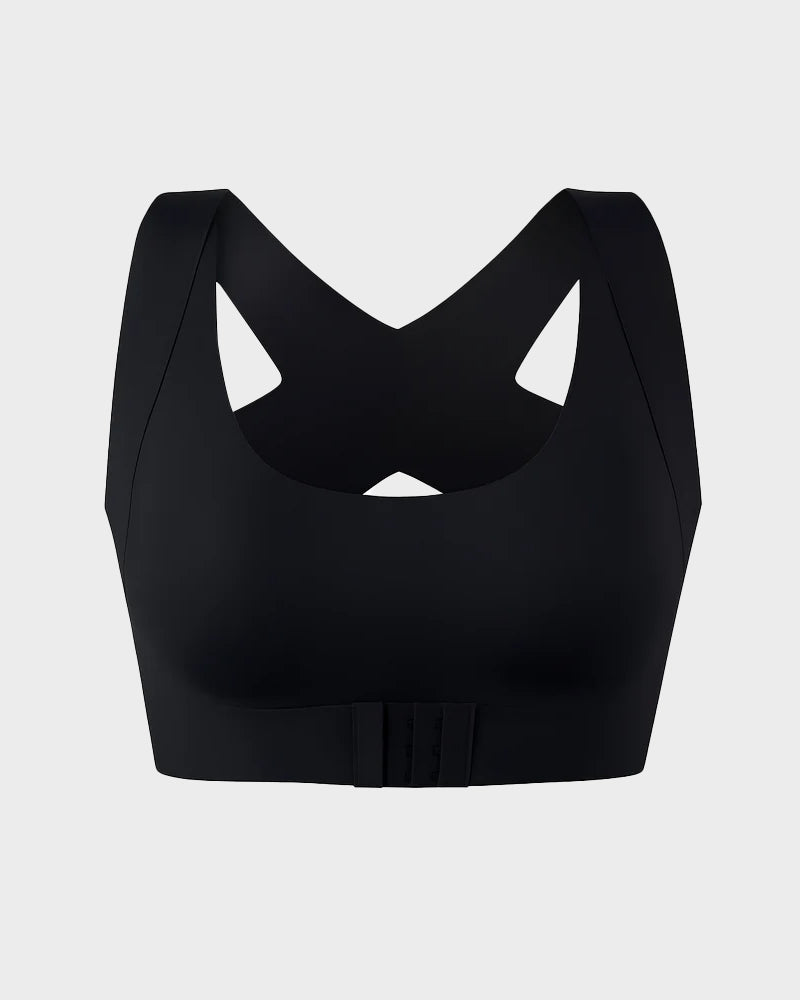 Everyday Comfort Front-Closure Cross-Back Posture Bra