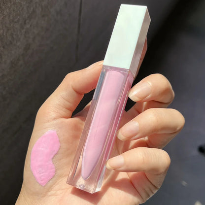 Vegan Waterproof Lip Plumper Glitter Custom Logo Lip Gloss