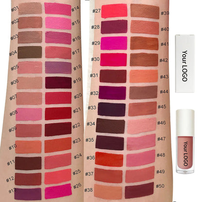 Matte Lip Color Customized Logo Liquid Lipstick
